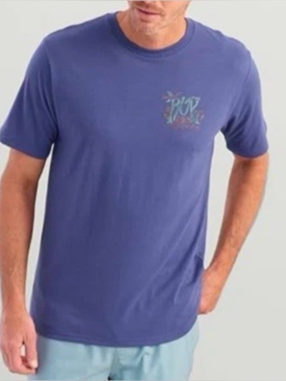 🔥HUK Men's SS Performance Fishing -Night Sword Tee Skipper Blue, Sz. XL, NWT.